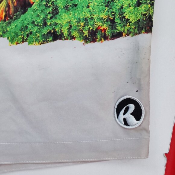 Ripzone swim / board short men's size L tropical design pockets mesh insert - Picture 8 of 11